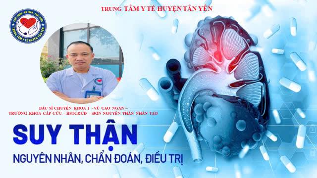 SUY THẬN NGUYÊN NHÂN, CHẨN ĐOÁN VÀ ĐIỀU TR