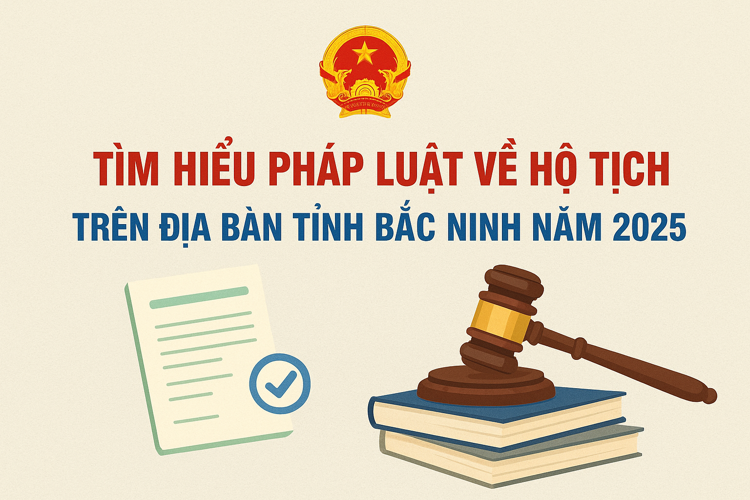 Kế hoạch tổ chức Cuộc thi trực tuyến “Tìm hiểu pháp luật về hộ tịch” trên địa bàn tỉnh Bắc Ninh năm 2025
